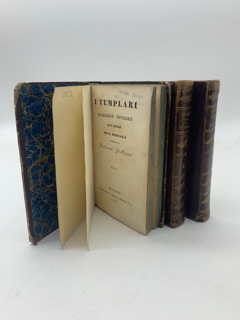 I templari. Romanzo storico del 1313... Traduzione di Ferdinando Grillenzoni Voll. I-II-III